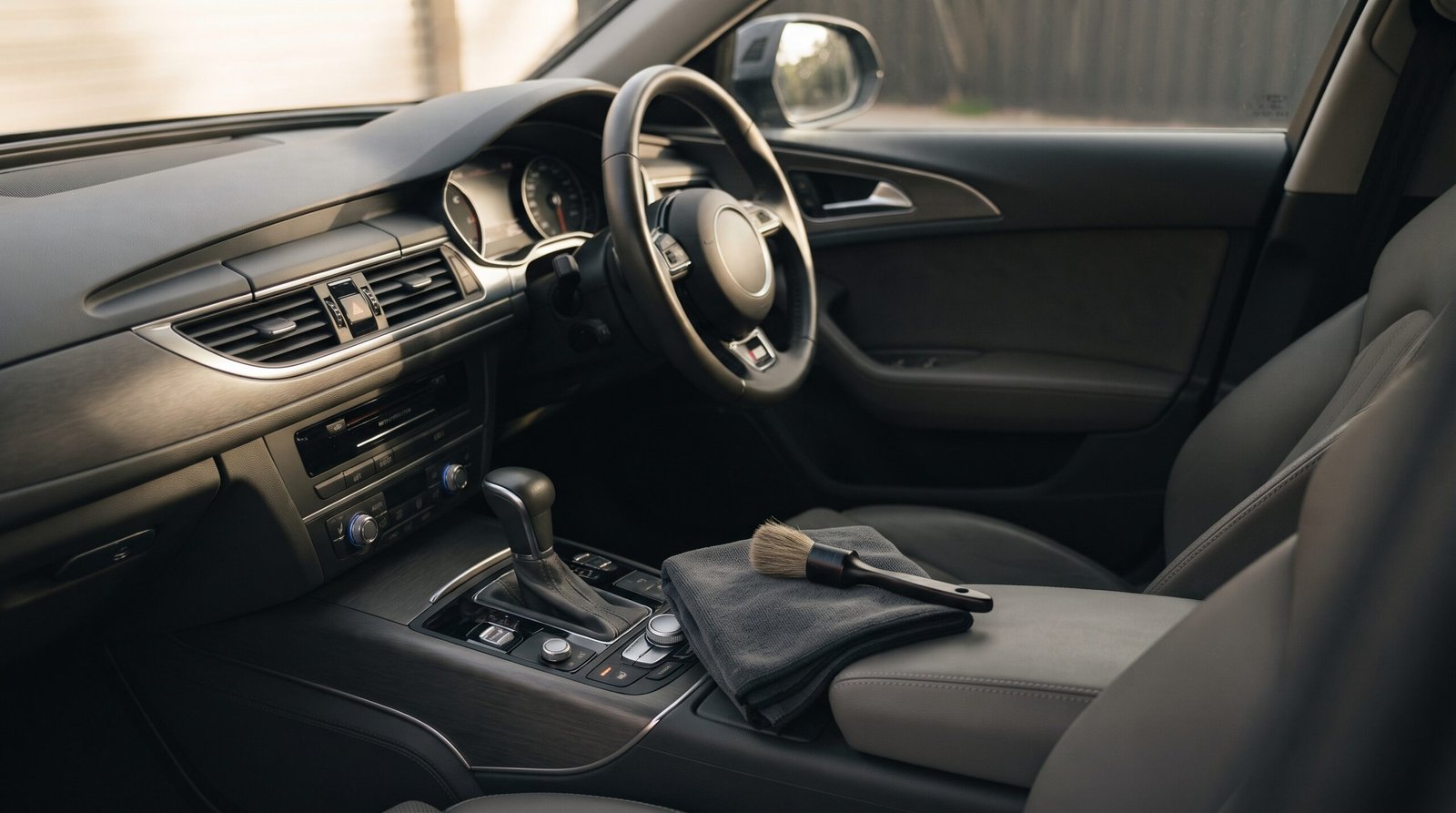 Modern car interior care and detailing